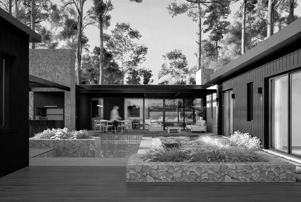 Vivienda contemporánea Numia — vista exterior